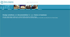 Desktop Screenshot of chrisadamsdesign.com.au